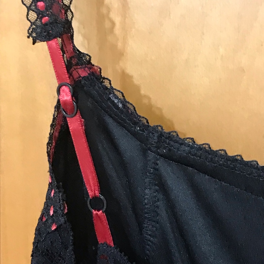 Vintage Betsey Johnson Silk Rose Burnout Velvet Black Midi Slip Dress Satin trm - Picture 9 of 10